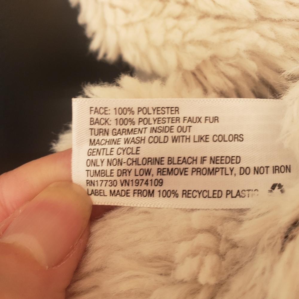 Knox Rose Faux Fur Brown Vest in XL - Picture 6 of 7